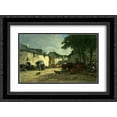 thumbnail image 1 of Eugene Boudin 2x Matted 24x20 Black Ornate Framed Art Print 'Cattle market at Daoulas, Brittany', 1 of 2