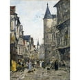 thumbnail image 1 of Eugene Boudin Rue Saintromain Rouen Painting Extra Large XL Wall Art Poster Print, 1 of 3