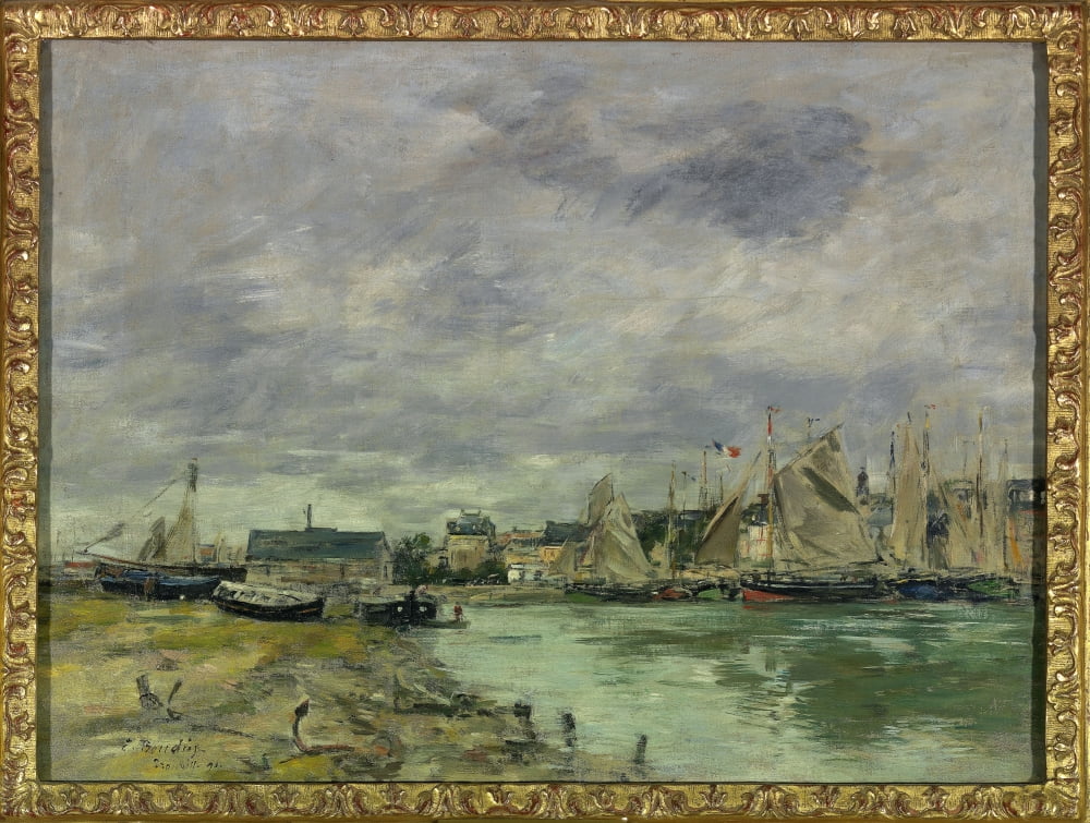 Eugene Louis Boudin (1824-1898) French School Canvas Art - (24 x 18)