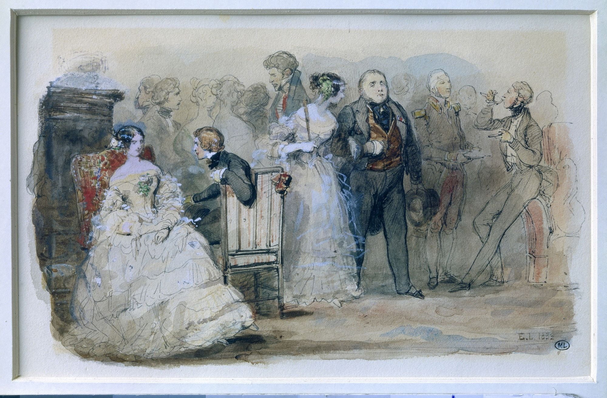 Eugene Louis Lami (1800-1890) French School Canvas Art - (36 x 24)