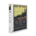 thumbnail image 1 of Eugene, Oregon, Ride the Trails (19x27 inches, Premium 500 Piece Jigsaw Puzzle for Adults and Family, Made in USA), 1 of 4