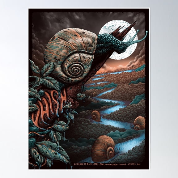 Eugene Snail Forest At Matthew Knight Arena,Poster Poster Wall Art, Modern Wall Decor, 8x12 UNFRAMED