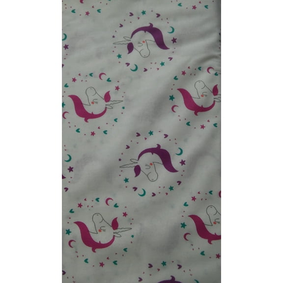 Eugene Textiles  100% Cotton 44'' Wide Unicorn Collection Quilting Fabric, per Yard