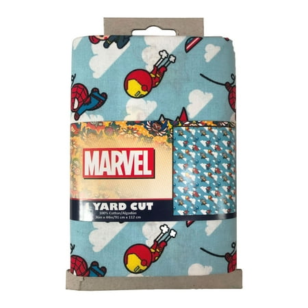 Eugene Textiles Premium Licensed Avengers Print , Width 44' 100% Cotton Fabric