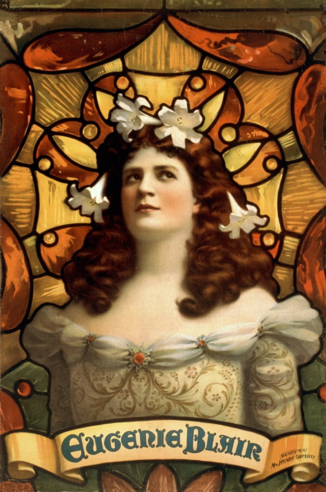 Eugenie Blair c1899 Canvas Art - Henri Gressit (24 x 36)