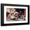 thumbnail image 1 of Eugenio Zampighi 14x11 Black Modern Framed Museum Art Print Titled - The Centre of Attention, 1 of 5