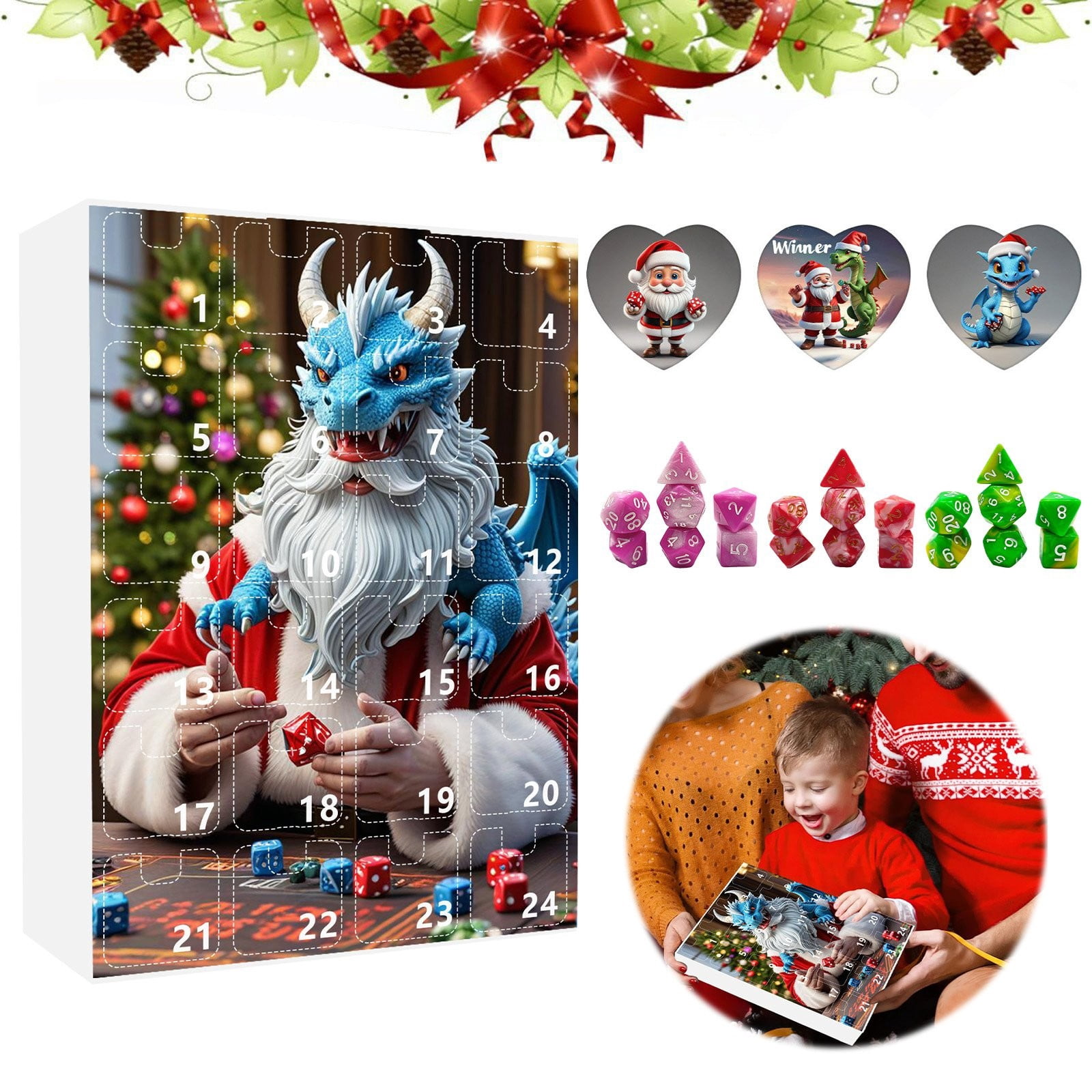 Euiuw 2025 Advent Calendar - 24 Days Christmas Countdown with Unique ...