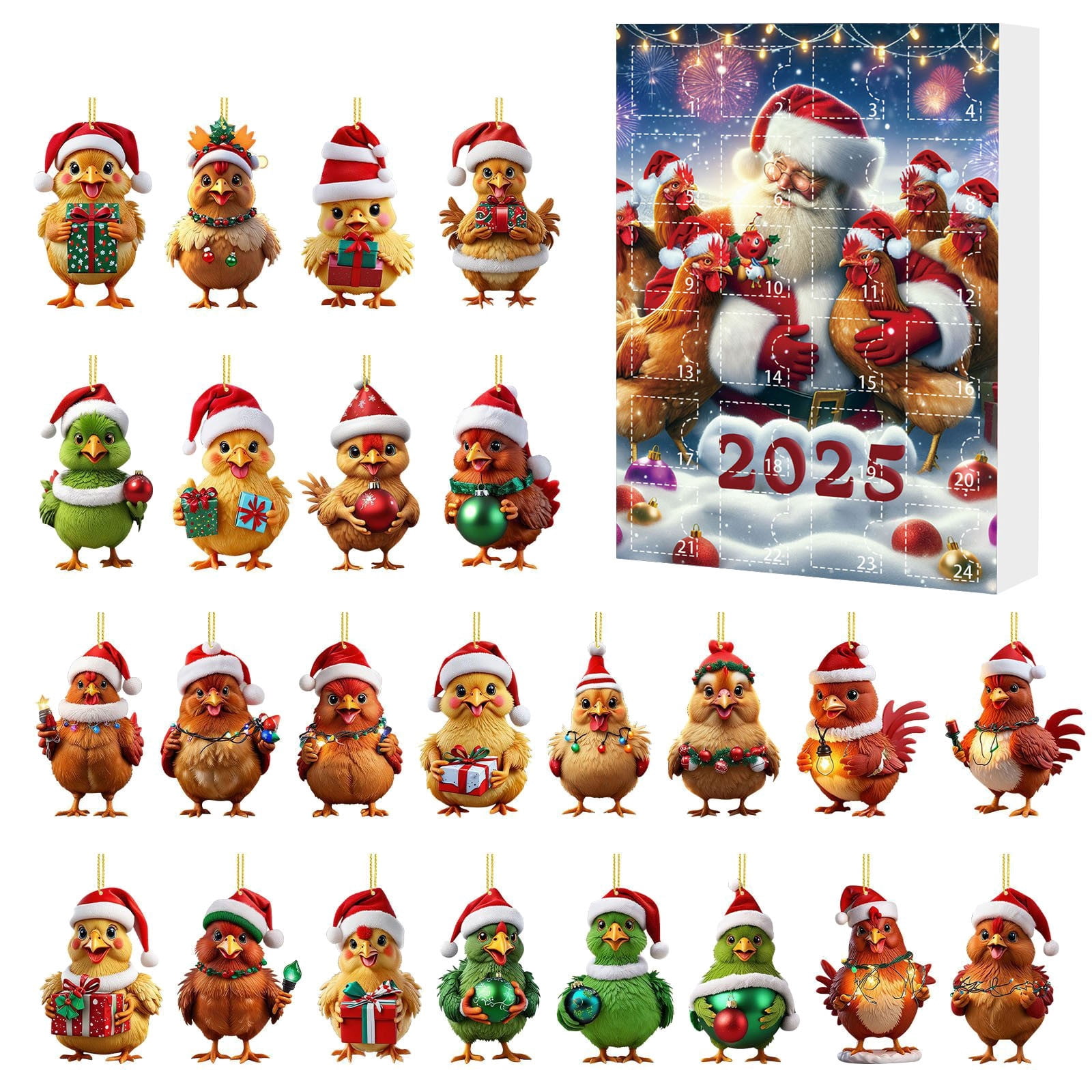 Advent Calendar 2025 - Animal Alphabet Matching Set, 24 Days Christmas Countdown Surprise For Kids