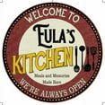 thumbnail image 1 of Eula's Kitchen 14" Round Metal Sign Bar Game Room Wall Decor 100140040440, 1 of 1