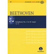 Symphony No. 4 in B-flat Major, Op. 60 Eulenberg Audio plus Score with CD by Beethoven Edited by Clarke