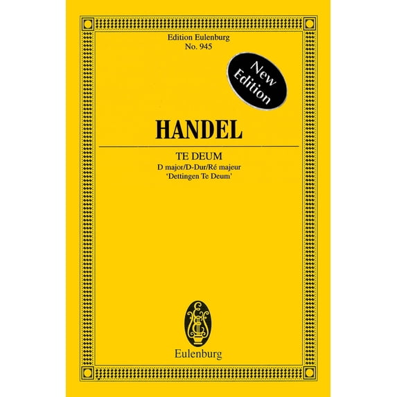 Te Deum in D Major: Edition Eulenburg No. 945 (Paperback)