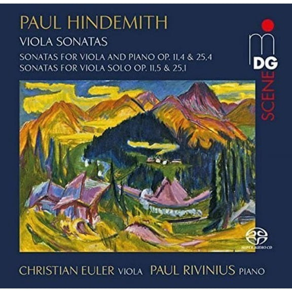 Euler,Christian / Rivinius,Paul - Hindemith: Sonatas For Viola And Piano - Music & Performance - CD