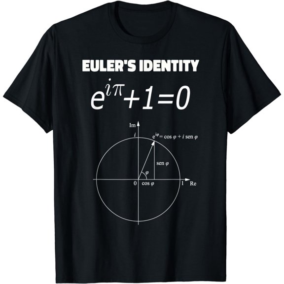 Euler's Identity Math Equation T-Shirt