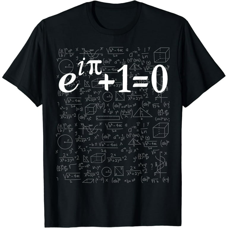 Euler's Identity The Most Beautiful Math Equation T-Shirt Euler's Identity The Most Beautiful Math Equation T-Shirt