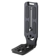 Eummy Camera L Bracket with 1/4 Screw Hole Universal DSLR Camera L Plate Vertical and Horizontal Shooting for Tripod Monopod Quick Release Clip Compatible with DSLR Camera Stabilizer