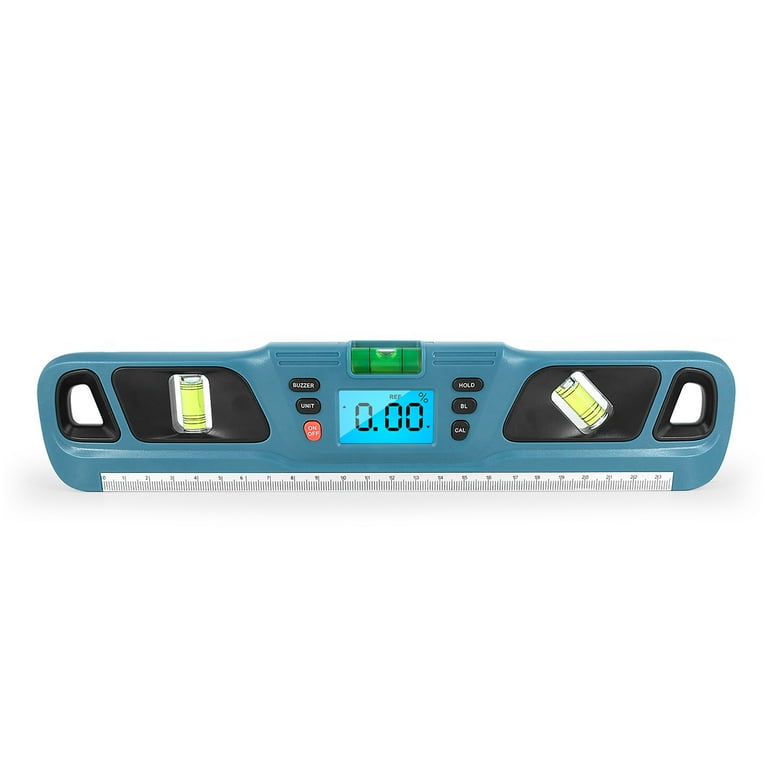 Angle level tool outlet