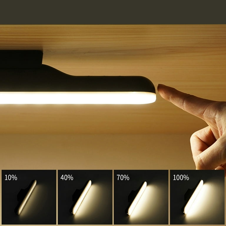 Eummy Dimmable Touch Light Bar Wall Reading Light Stick On Bunk Bed Lamp Wall Mounted Lamp 3 Color Reading Lamp LED USB Rechargeable Bar Lights wtih