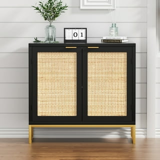 Accent cabinet black deals