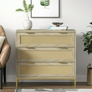 Ameriwood Home BrEZ Build Pearce Tall 5 Drawer Dresser, Light Oak ...