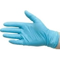 thumbnail image 1 of Eunicole Blue Nitrile Examination Powder-Free Gloves, Textured, 3.5mil +/- 0.5, Non Sterile, Latex-Free and Allergy Free, Blue, X-Large (1inner of 90pcs), 1 of 1