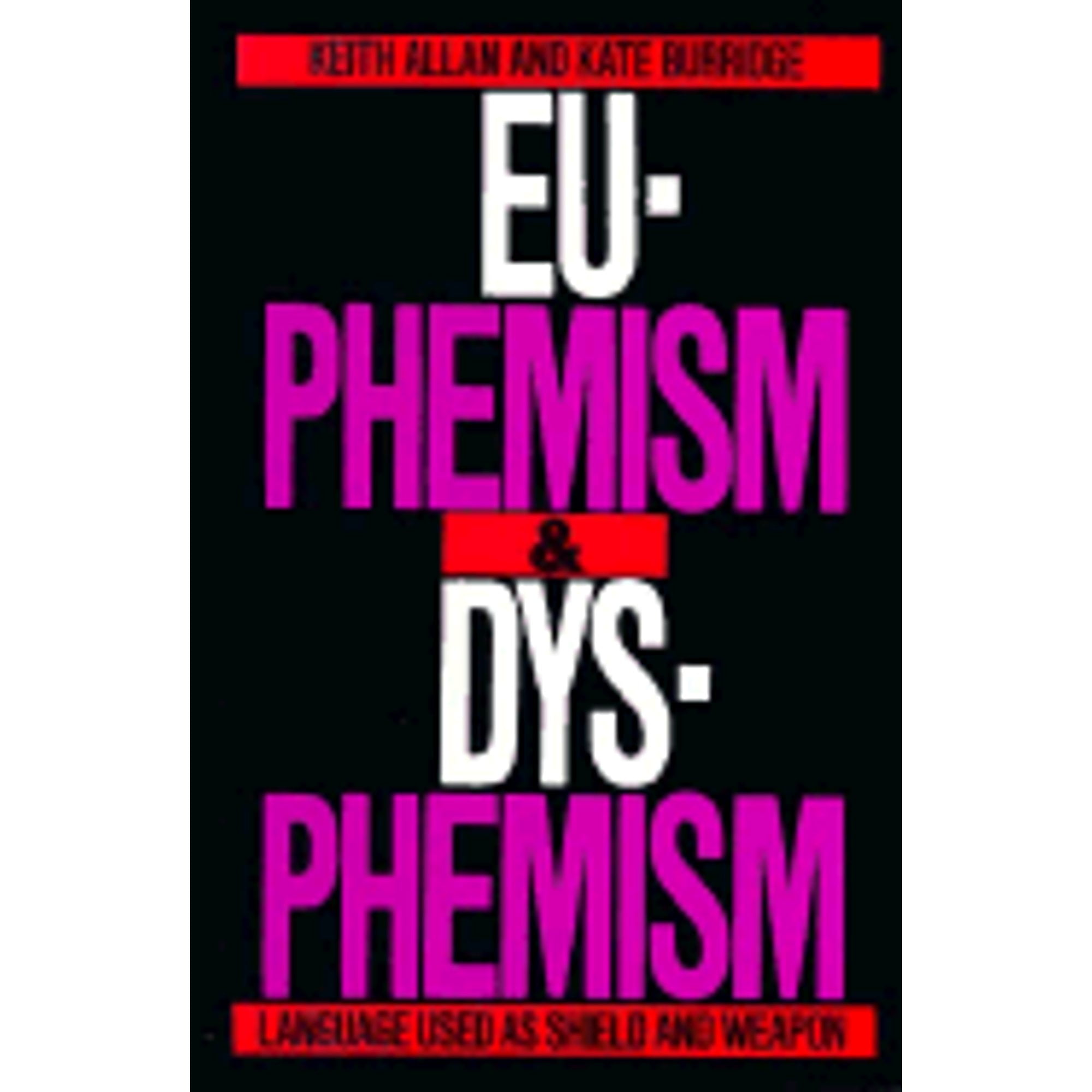 Euphemism & Dysphemism Language Used as Shield and Weapon (Hardcover
