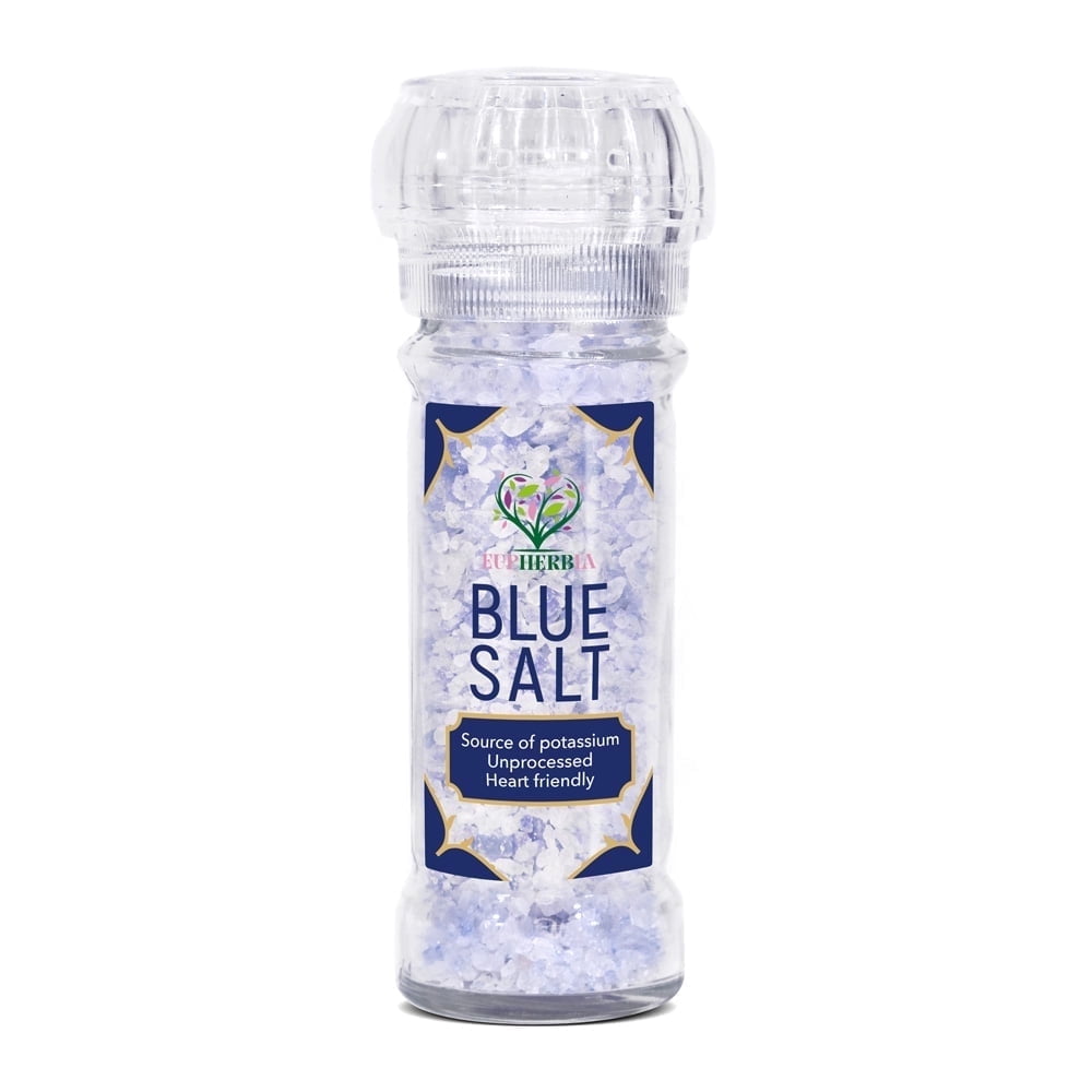 Eupherbia Blue Salt, Coarse, Rare Mineral Salt, High Potassium