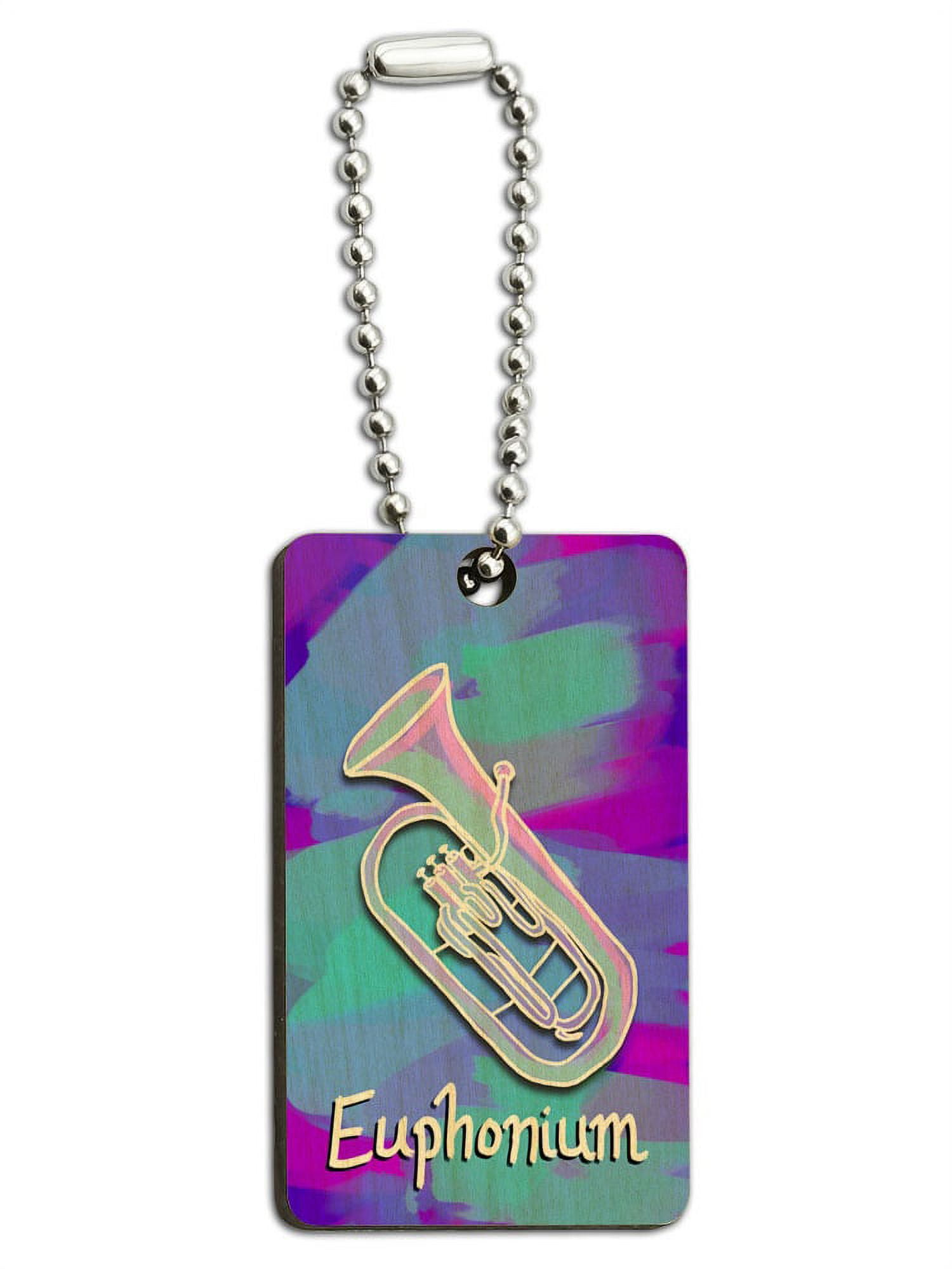 Euphonium - Musical Instrument Music Brass Band Wood Rectangle Key ...