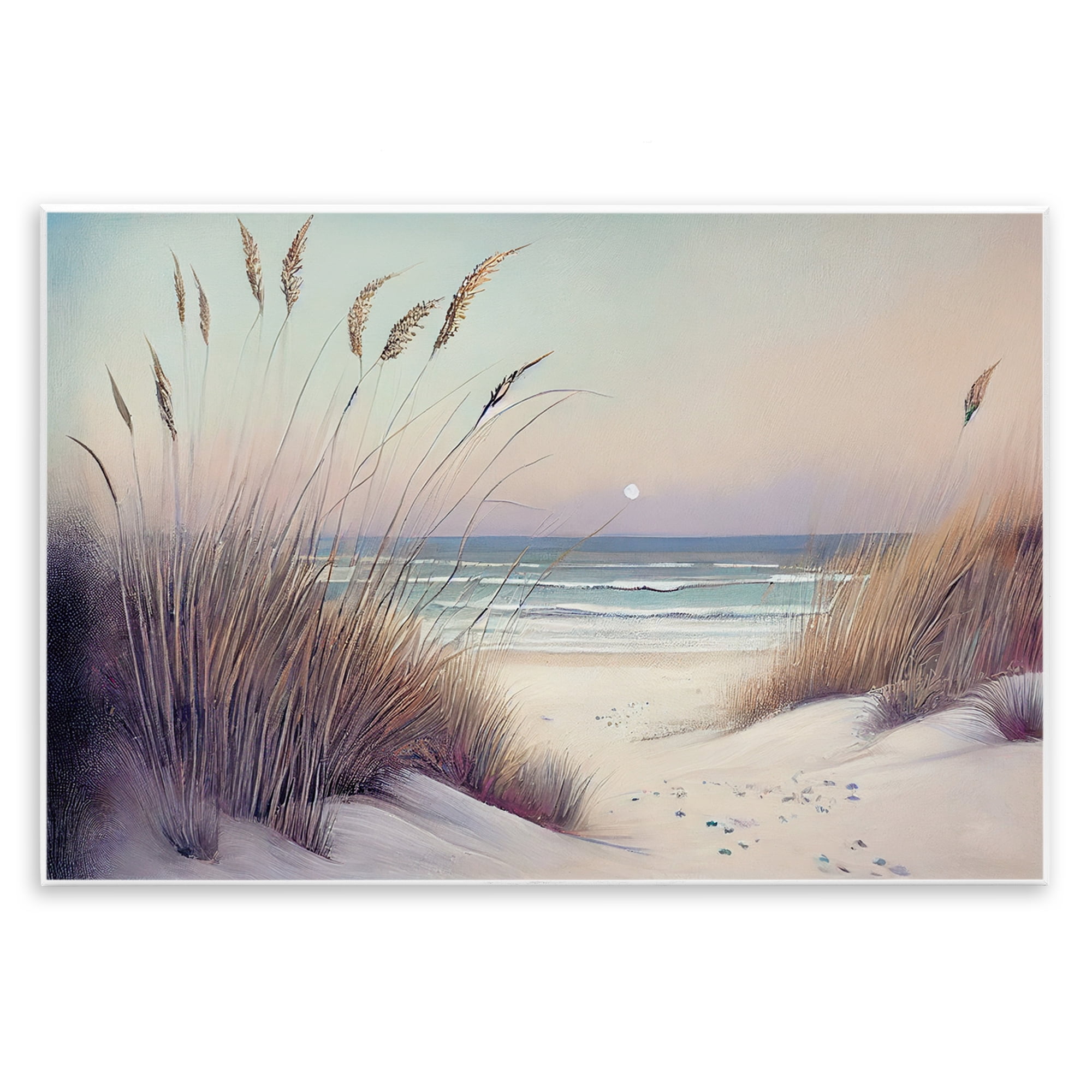 Euphoria Beach Dunes View Wall Plaque Art, design by Sasha
