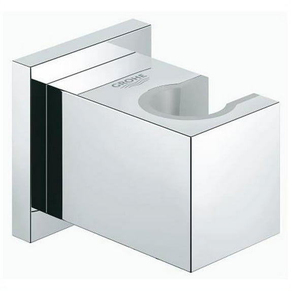 Euphoria Cube Wall Handshower Holder, Polished Chrome