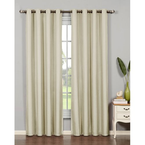 Euphoria Microfiber Room Darkening Grommet Curtain Panels