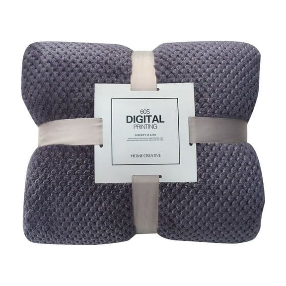 Euphoria Plush Faux Fur Reversible Throw Blanket Easy Care Machine Washable Luxury Cozy Fuzzy Fluffy Luxurious Home Decor Luxurious Soft Blanket for Sofa, 70 x 50-Inch, Indigo