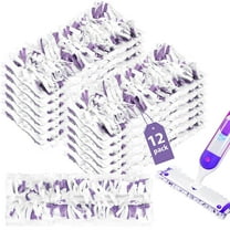 Euqvunn 12 Pack Disposable Power Mop Pads Compatible with Mop Pads Refills,Multi-Surface Mopping Pad Refills for Home Kitchen Floor Cleaning