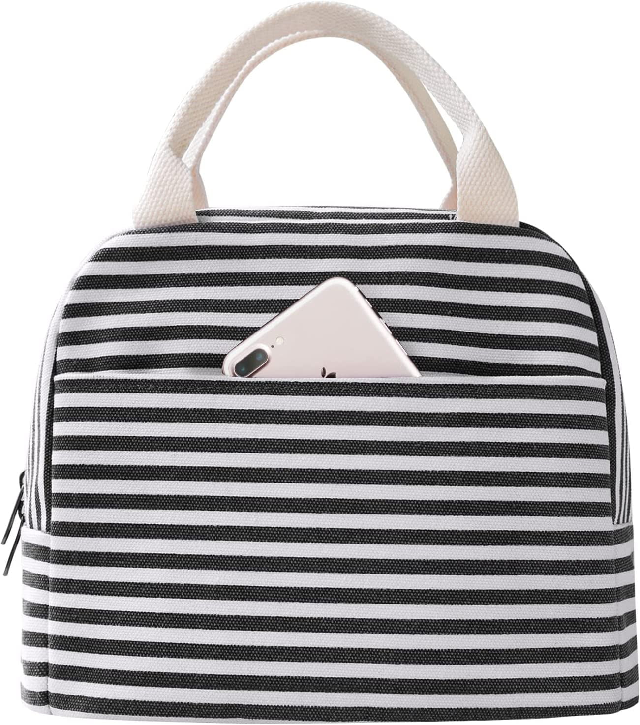 white insulated tote