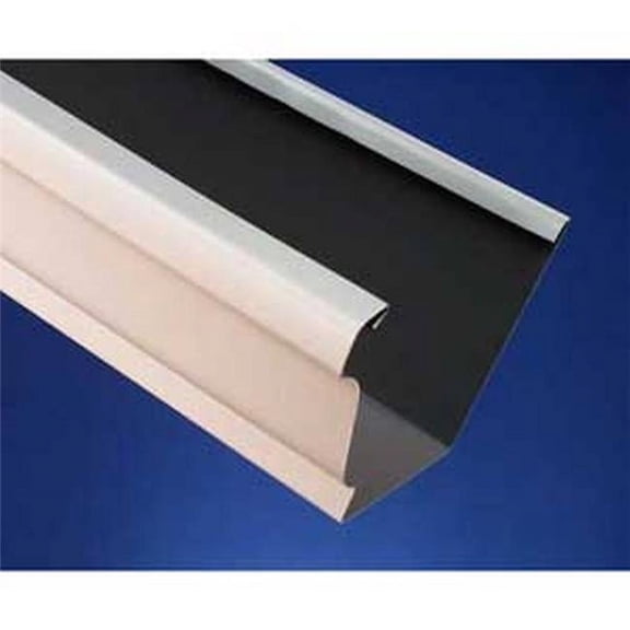 Euramax Canada 1789023 5 in. x 10 ft. Straight Back Gutter - White