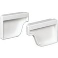 thumbnail image 1 of Amerimax Home Products Traditional K-Style Gutter End Cap Set - Lightweight Vinyl - 5 In, White, 1 of 2