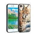thumbnail image 1 of Eurasian-Lynx-174 Phone Case, Designed for iPhone SE 2020 Case Soft Silicon for women girls boys wife gift,Shockproof Phone Cover, 1 of 1