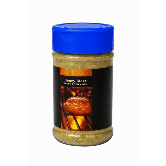 Eurceys' Flava Cajun Spices "Honey Blaze - Sweet Heat Spice Rub | Low Sodium, All-Natural Seasoning for Grilling, Roasting, and Snacks