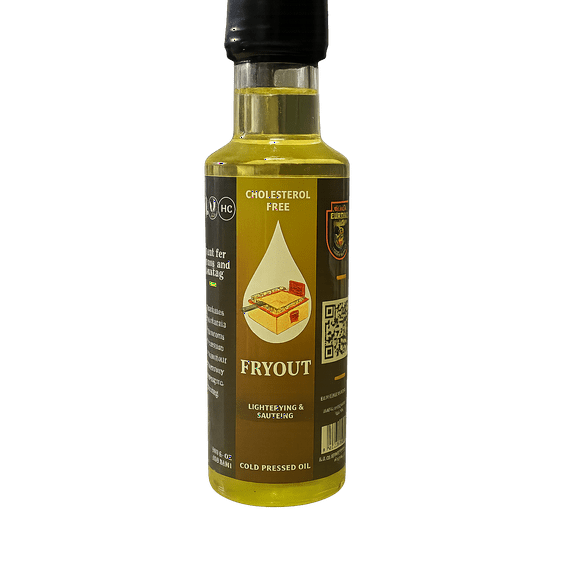 Eurceys' Flava Pure Cold Pressed 'FRYOUT' Natural Cooking Oil - Keto Friendly, Non-GMO, and Gluten Free Organic herbs & vegetables Oil Blends Perfect for Every Dishes, Fryout