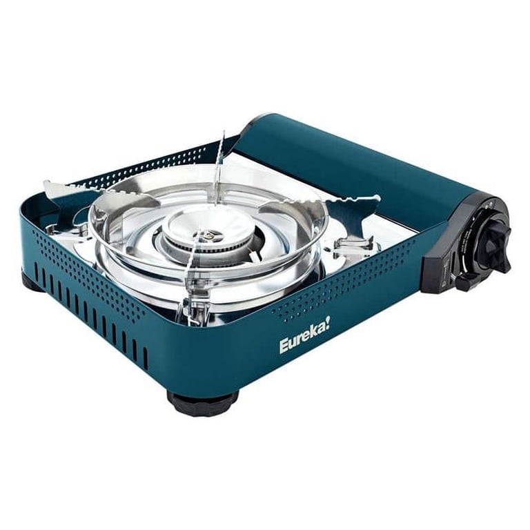 VANZACK 2 Mini Lampes à Pétrole Portables Pour Camping - Brûleur Allumage Rapide Avec Couvercle Bleu Distinctif