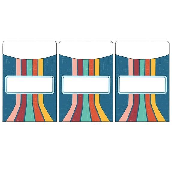 Eureka Adventurer Library Pockets Multicolored 35/Pack 3 Packs (EU-866444-3)