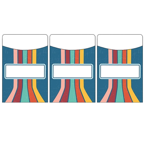 Eureka Adventurer Library Pockets Multicolored 35/Pack 3 Packs (EU-866444-3)