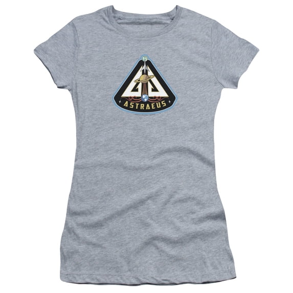 Eureka Astraeus Mission Patch Junior Women's T-Shirt Sheer Silver Silver