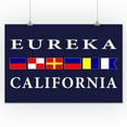 thumbnail image 1 of Eureka, California - Nautical Flags (16x24 Giclee Gallery Print, Wall Decor Travel Poster), 1 of 1