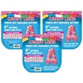 thumbnail image 1 of Eureka Candy Land Peppermint Stripe Deco 4" Letters, 176 Per Pack, 3 Packs, 1 of 2