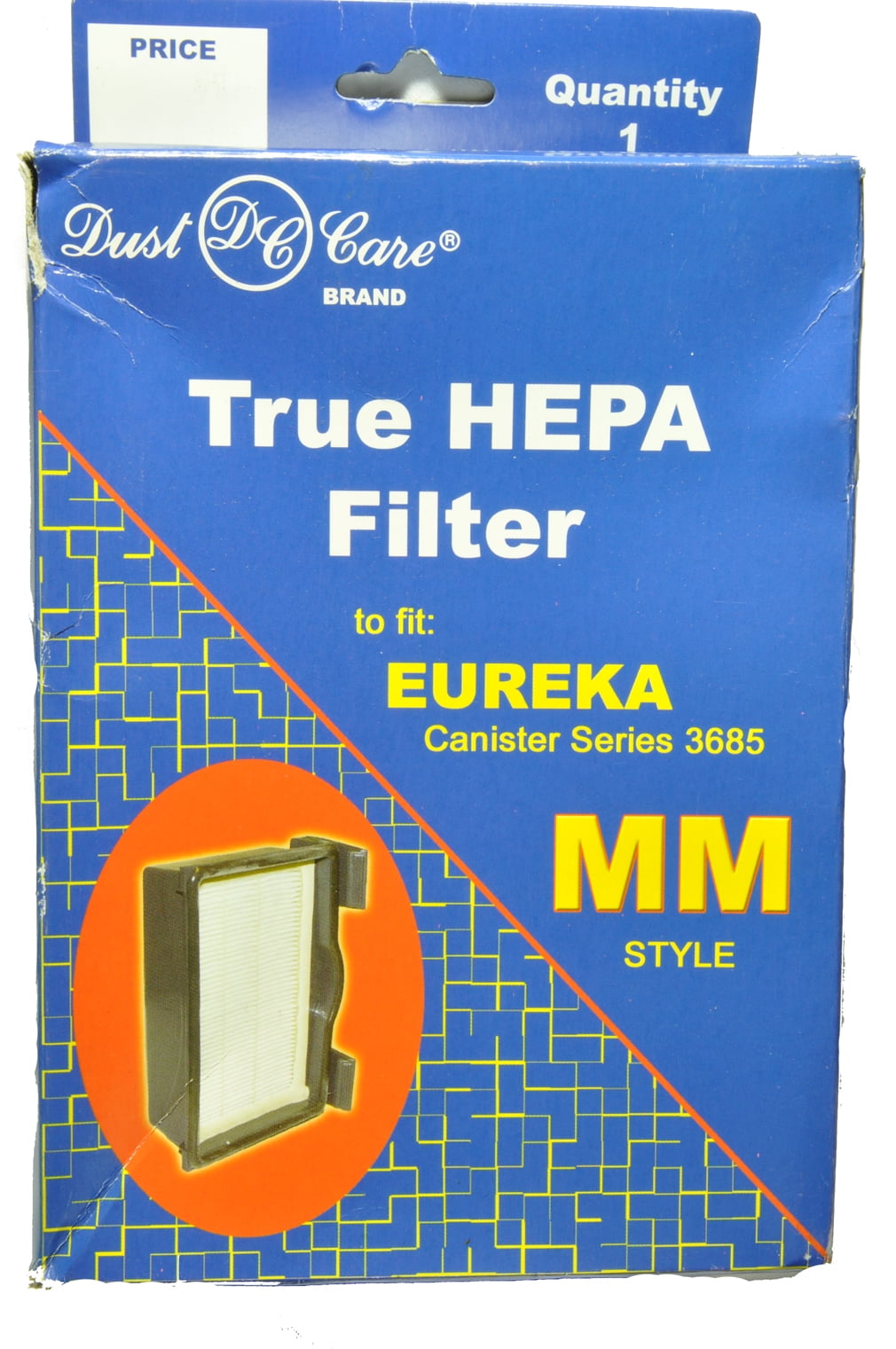 Eureka Canister Style MM True Hepa Filter, Dust Care Replacement Brand
