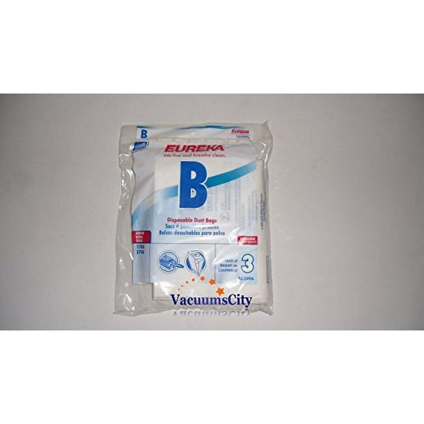 Eureka Canister Vacuum Cleaner Type B Bags 3 Pk & Filters Genuine Part