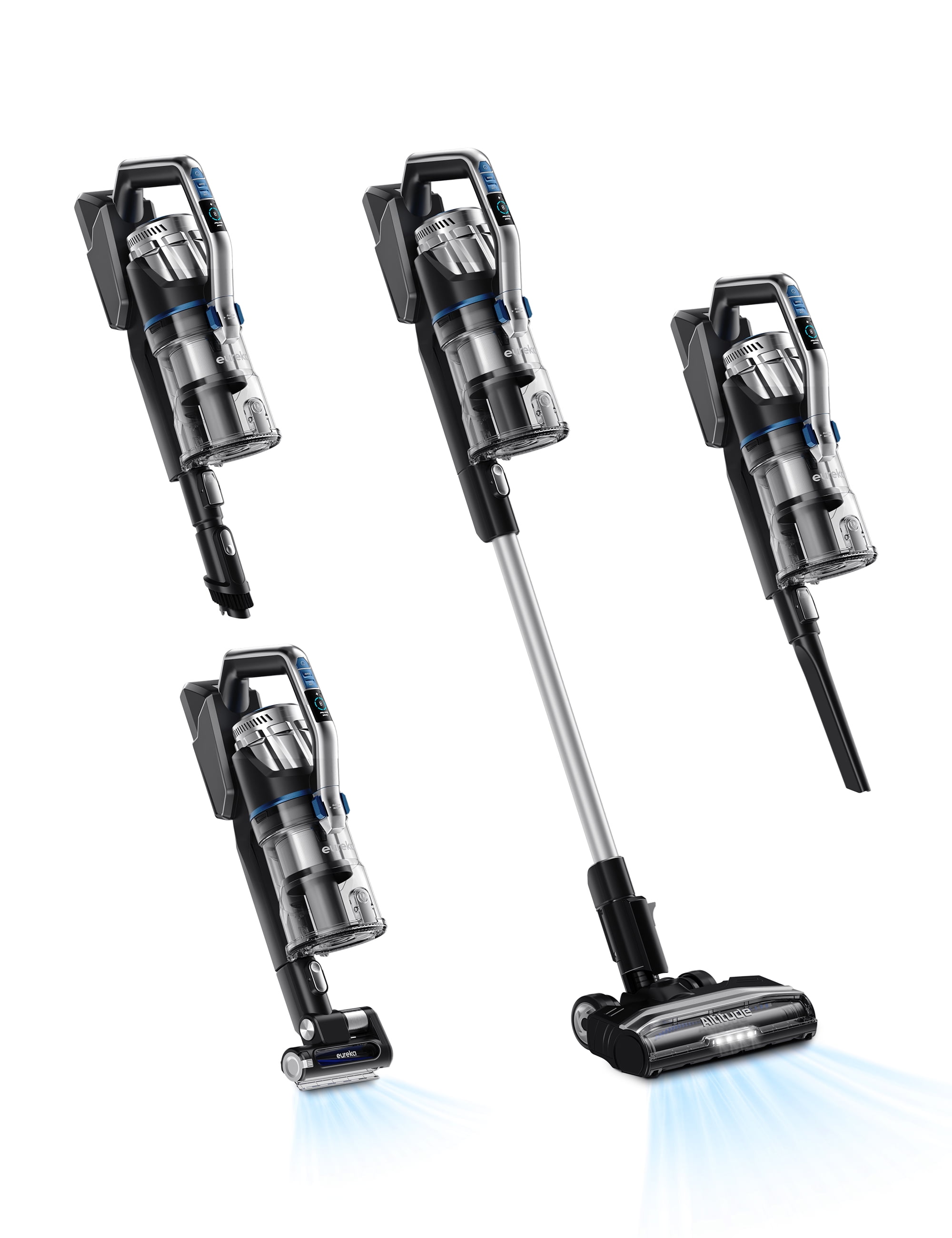 Eureka Cordless 5in1 Vacuum, Pet Hair, Carpet & Hardfloor, 450W, LED