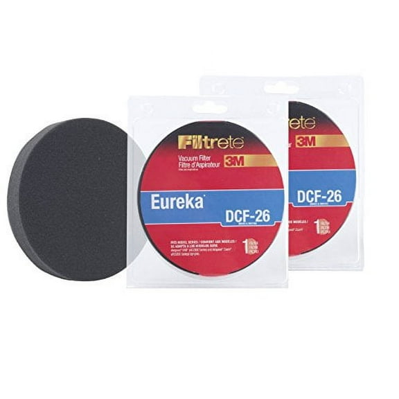 Eureka DCF-26 Allergen Vacuum Filter by 3M Filtrete 2-Pack
