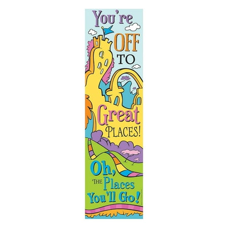 Eureka Dr. Seuss Oh, the Places You’ll Go Vertical Door Banner