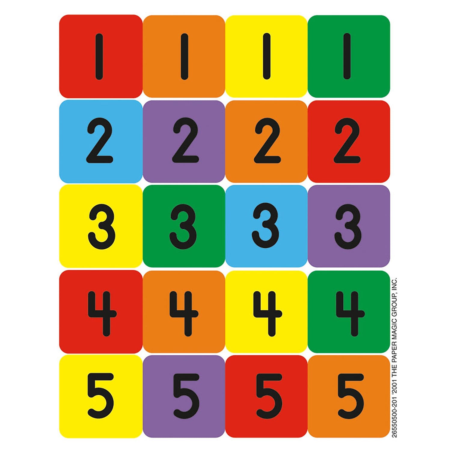 Assorted Numbers Eureka EU-65505 Numbers 1-100 Assortment - Walmart.com
